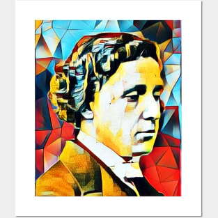 Lewis Carroll Abstract Portrait | Lewis Carroll Abstract Artwork 15 Posters and Art